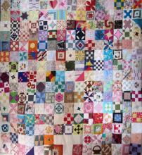 Dear Jane - blocks donated by many people 