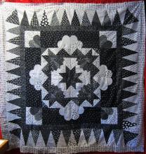 Petal pattern 45 degree with Dresden plate